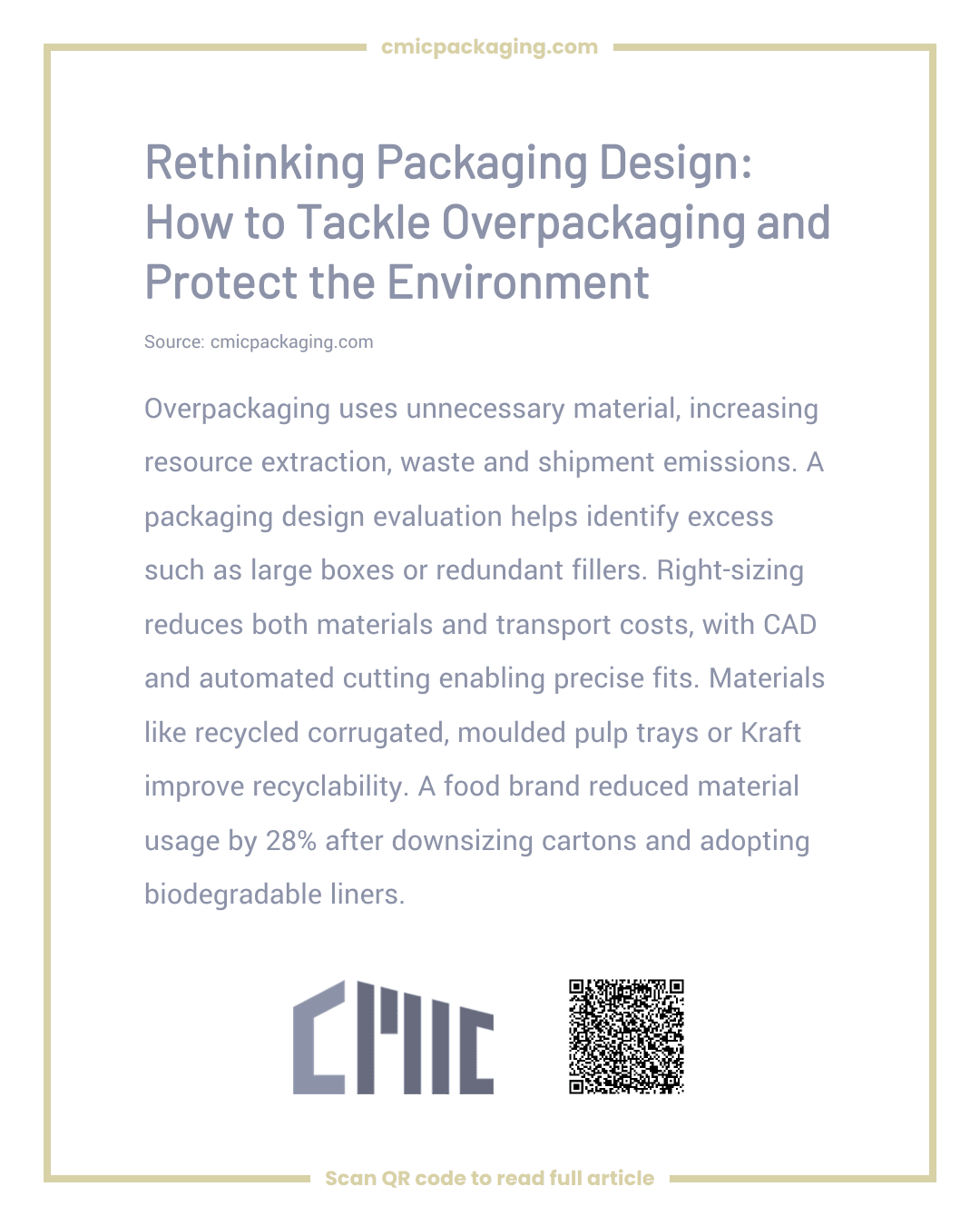 Rethinking Packaging Design: How to Tackle Overpackaging and Protect the Environment