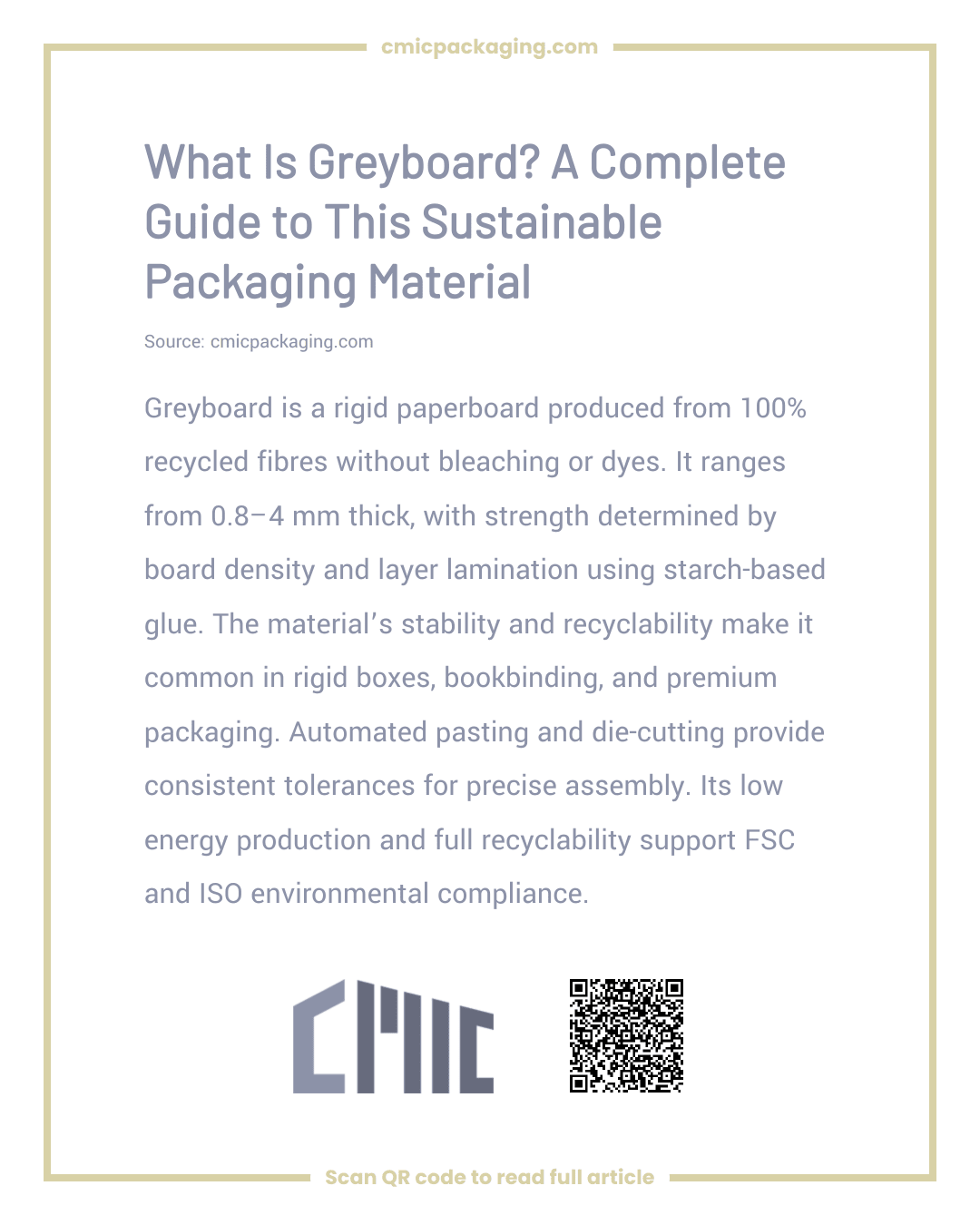 What Is Greyboard? A Complete Guide to This Sustainable Packaging Material