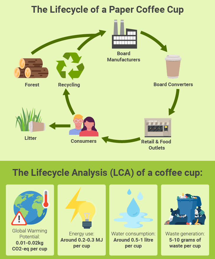 cardboard box decomposing in nature, sustainable packaging, recycling, eco-friendly waste management