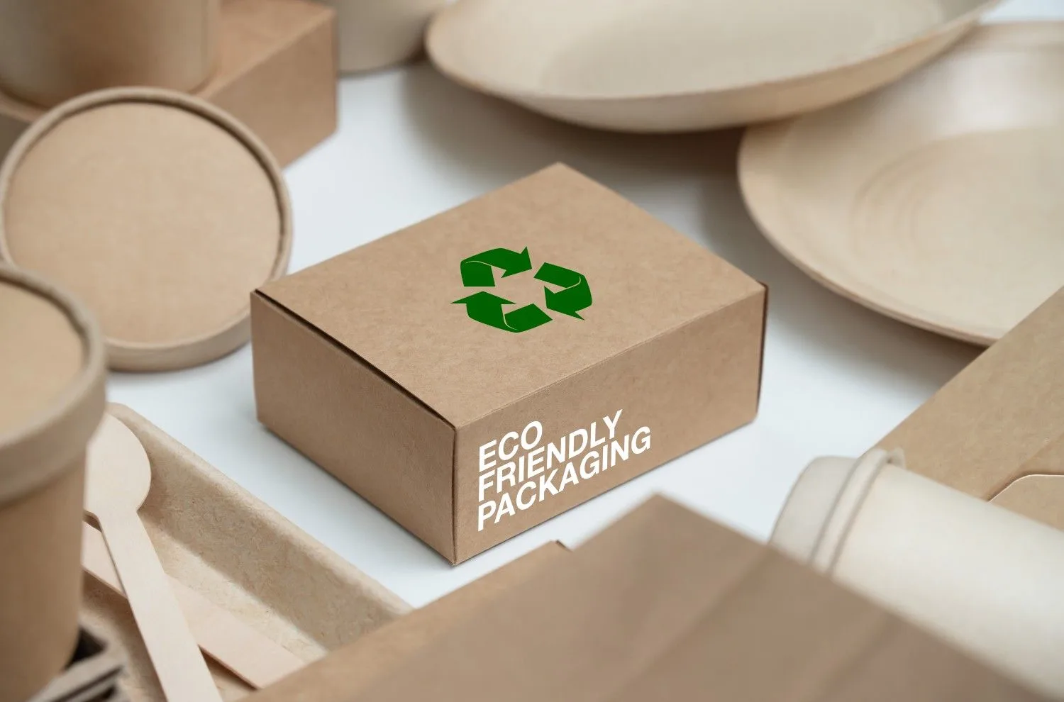 eco-friendly biodegradable paper packaging box sustainable design