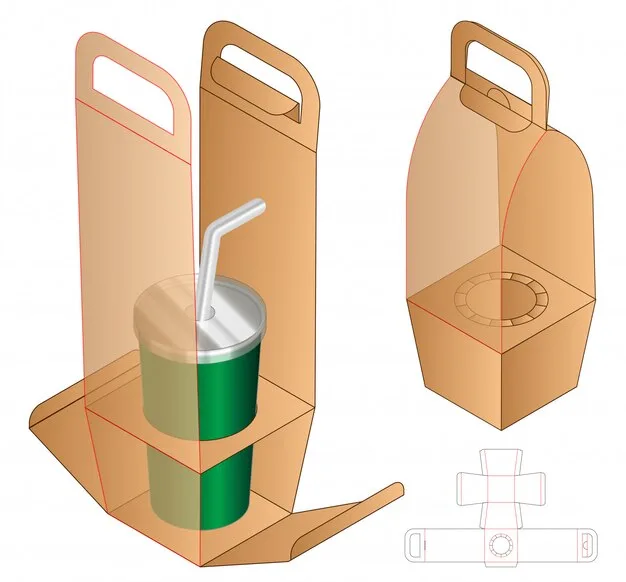 eco friendly packaging design with 3d modeling and reduced materials