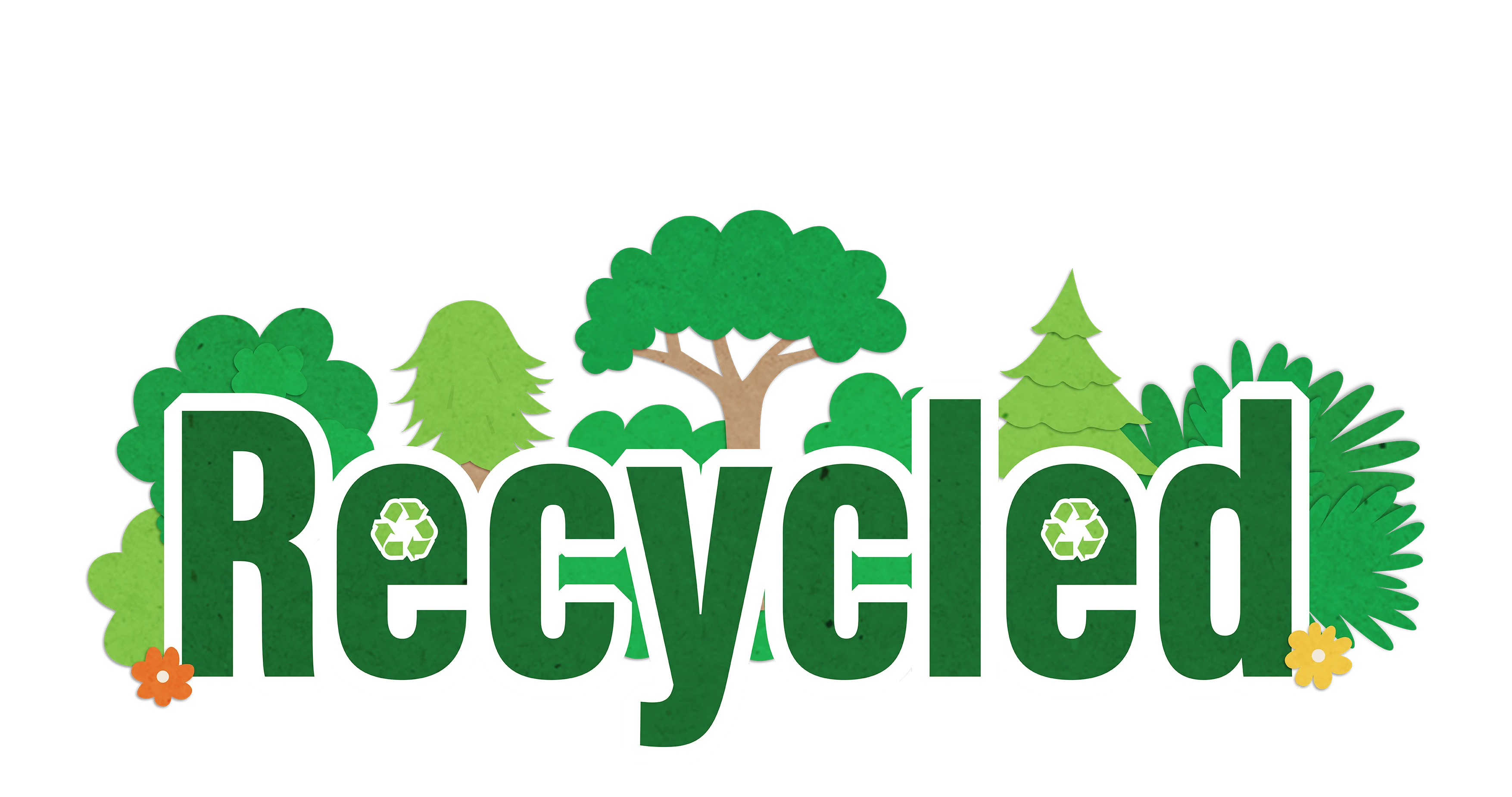 eco-smart packaging label communication with FSC and recycling message