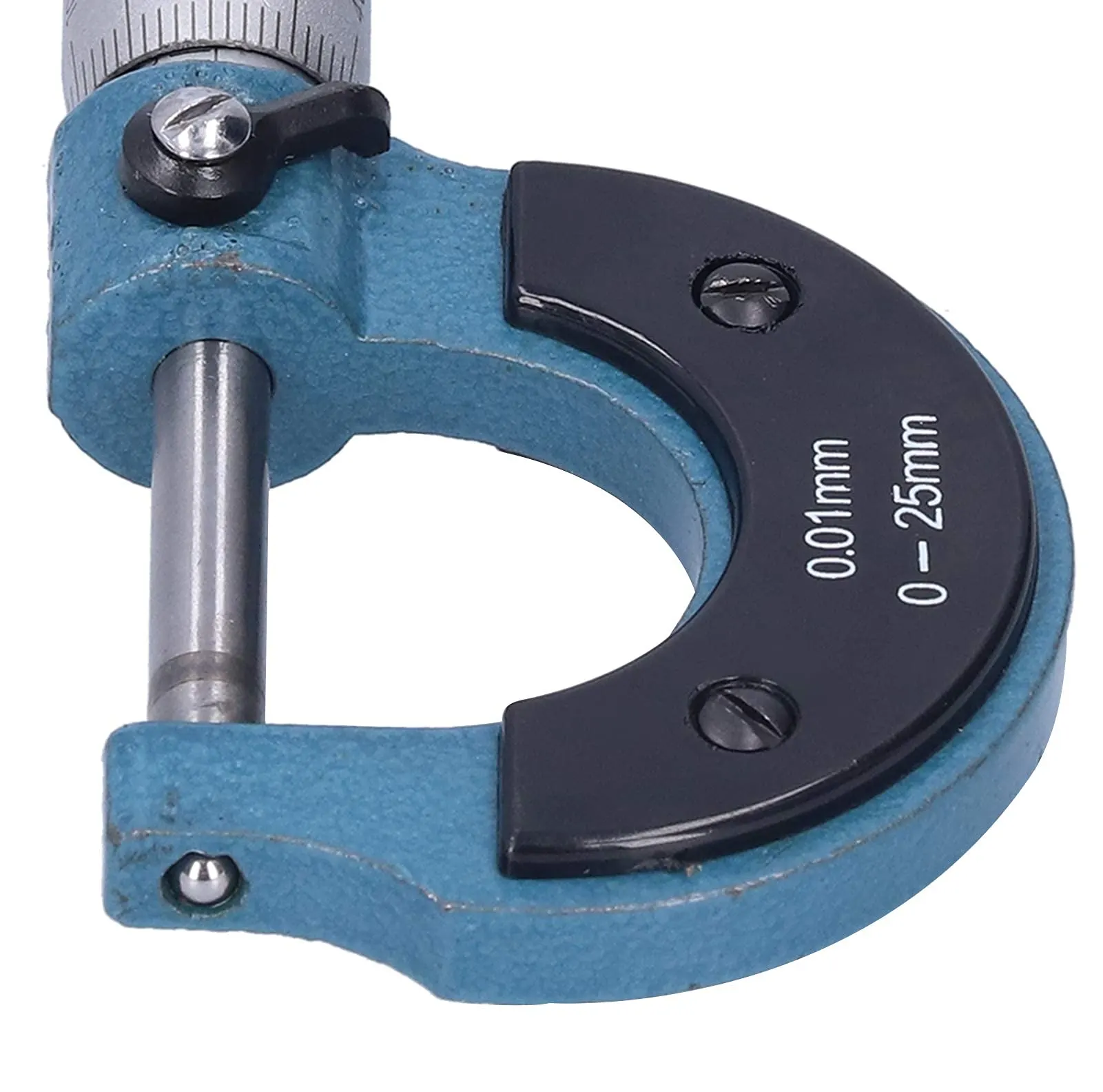 measuring cardboard thickness with caliper, packaging material close-up