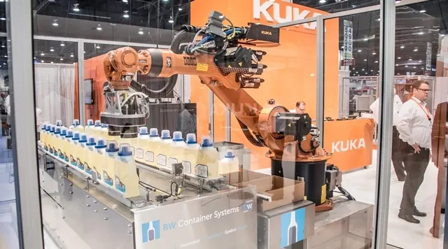 modern packaging robots automating factory operations with human collaboration