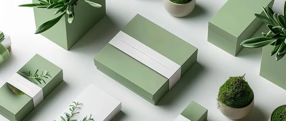 sustainable packaging design steps with eco materials and minimalist boxes