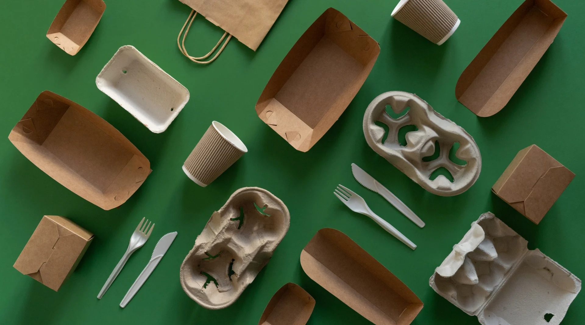 sustainable packaging process in eco-friendly factory