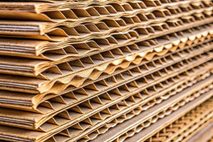 unveiling structure corrugated cardboard detailed look layers fluted paper close up view cross section showcases 370247817 zecvlj